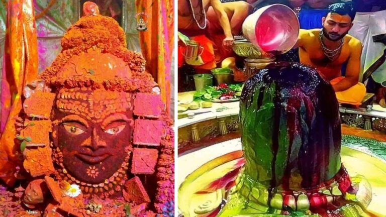 महाकाल मंदिर में रंगपंचमी का रंगोत्सव, केसरिया रंग से होगा अभिषेक