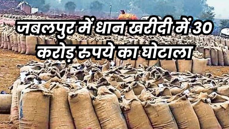 जबलपुर में बड़ा धान खरीदी घोटाला! 🚨 12 थानों में 74 लोगों पर FIR
